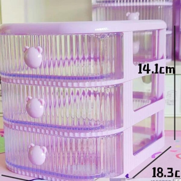 DIY 3 drawers storage box